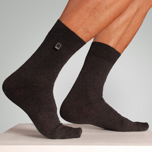 Bio-Business-Socken glatt, 2er Pack, schwarz - Dailybread
