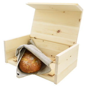 Brotkasten aus Zirbel roh in 3 Größen - Handgemacht in Österreich - 4betterdays