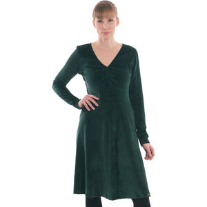 Damen Kleid aus Bio Baumwolle (GOTS) Samt "Dorsa" - Chapati Design