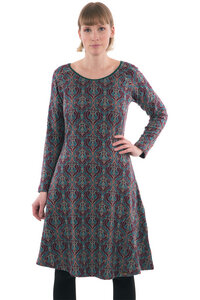 Damen Kleid "Carolina" aus Bio GOTS Interlock-Jacquard - Chapati Design