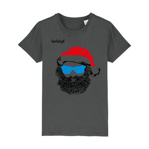 Print T-Shirt Kinder | SANTA KARL | 100% Bio-Baumwolle - karlskopf