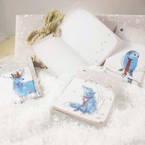 Wintermärchen Geschenkverpackungs-Set - Bow & Hummingbird