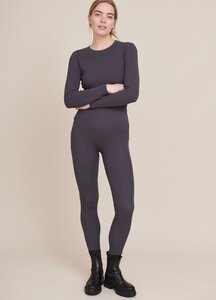 Breiter Bund / Ripp Leggings – Ludmilla Tights - aus Bio-Baumwolle - Basic Apparel