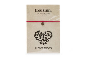 Armband BUDDY I love dogs - Treusinn