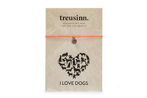 Armband BUDDY I love dogs - Treusinn