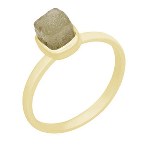 Ring aus Gold mit gelbem Rohdiamanten Yianna - Eppi
