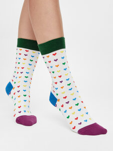 Herzen Socken Bio GOTS |Bunte Socken |Herren Damen Socken - Natural Vibes