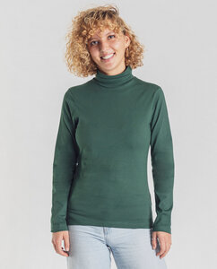 Damen Langarmshirt mit Rollkragen aus Bio-Baumwolle - Pyang - Degree Clothing