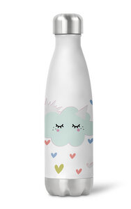 Thermoflasche Trinkflasche Sonne Wolke für Kinder Kindergarten Schule - wolga-kreativ