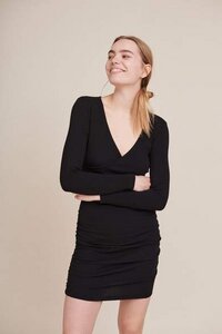 Feinripp / Kurzes Kleid - Ludmilla dress- aus Bio-Baumwolle - Basic Apparel