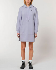 Langärmeliges Bio Damen Sweatshirt-Kleid mit Kapuze "Select - HF" - Human Family