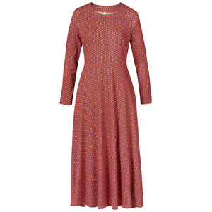 Jersey Kleid langarm aus Bio-Baumwolle gemustert - Himalaya