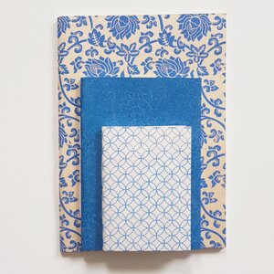 Notizbuch Set mit Cover aus handgeschöpftem Papier - BAGHI