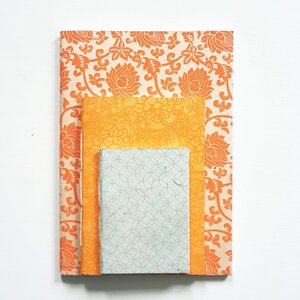 Notizbuch Set mit Cover aus handgeschöpftem Papier - BAGHI