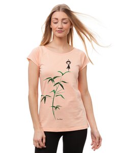 Damen T-Shirt Yogamädchen Bio Fair - FellHerz