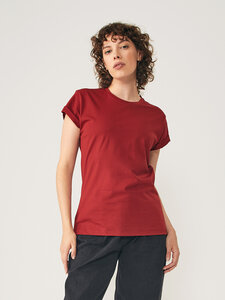 #eib - Damen T-Shirt aus Bio-Baumwolle mit Turn-Up - NINE TO FIVE
