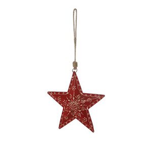 Sternhänger mit Muster - Weihnachtsdeko 27cm - Mitienda Shop