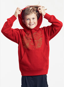 Bio-Kinder-Kapuzen-Sweatshirt "Zauberhirsch" - Peaces.bio - handbedruckte Biomode