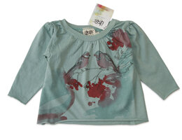 T-Shirt/Kleid mit Bullfinches - Itsus