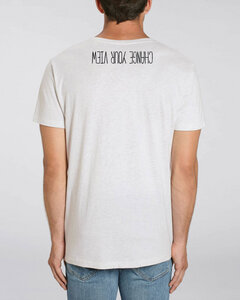 Bio Herren V-Neck T-Shirt "Change your view" - Human Family