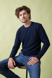 Recycelter Kaschmirwolle Pullover - Roberto - Rifò - Circular Fashion Made in Italy