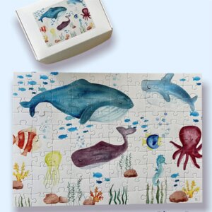 Kinderpuzzle mit Meeresbild - 100 Teile - Fines Papeterie