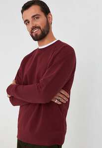 Biofair - Flauschig, weicher Sweater / Rubinrot - Kultgut