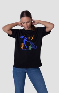 Fürs ganze Jahr - Oversize Shirt im Vintageprint - Moondancer - Kultgut