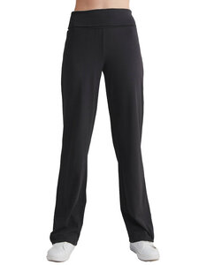 Albero Damen Yoga-Hose mit Umschlagbund Bio-Baumwolle - Albero