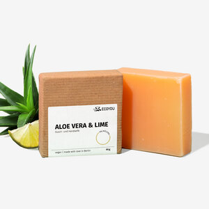 EcoYou Aloe Vera & Lime Seife - Dusch- und Rasierseife - vegan und palmölfrei - EcoYou