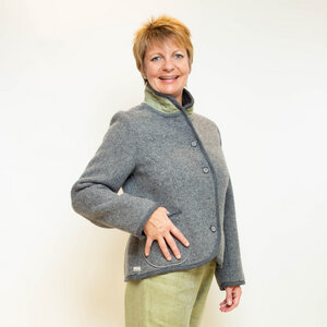 Lodenjacke slim fit mit Stehkragen - nahtur-design