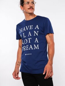 Men T-Shirt HAVE A PLAN (dark blue) - Erdbär