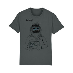 Print T-Shirt Herren | KULTURBANAUSE | 100% Bio-Baumwolle - karlskopf
