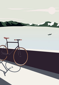 Poster Bike Lake - GreenBomb