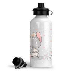 Trinkflasche Wasserflasche Maus Kinder Junge Mädchen für Kindergarten Schule - wolga-kreativ