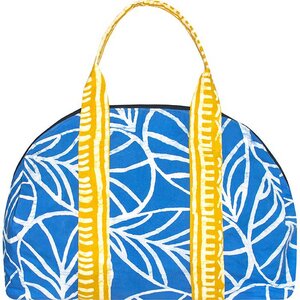 Weekender Bag - Umhängetasche - Gelb/Rot/Blau - Bio Baumwolle - Global Mamas