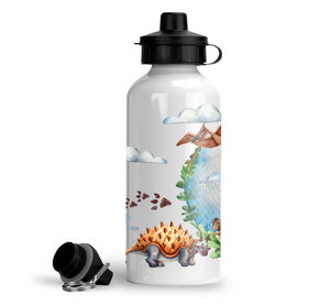 Trinkflasche Wasserflasche Dinowelt Kinder Junge Mädchen für Kindergarten Schule - wolga-kreativ