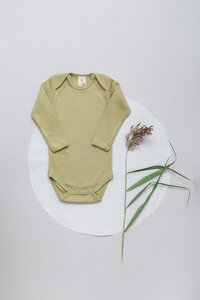 Baby Body, Ribbed-Jersey, Vintage Look. - Organic by Feldman
