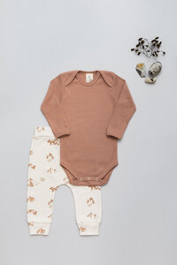 Baby Body, Ribbed-Jersey, Vintage Look. - Organic by Feldman