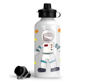 Trinkflasche Wasserflasche Astronaut Kinder Junge Mädchen für KiTa Schule - wolga-kreativ