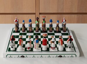 Handgefertigtes Schachspiel - Four Leaves
