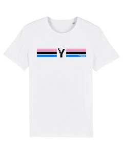 YTWOO Unisex T-Shirt mit bedruckter Grafik YTWOO-Logo Streifen - YTWOO