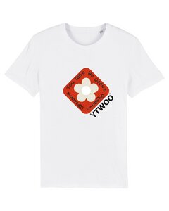Unisex T-Shirt aus Bio Baumwolle | Tokyo | Großer Print mit Blume - YTWOO