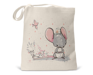 Bio Baumwoll-Kindertasche Motiv Süße Maus - wolga-kreativ