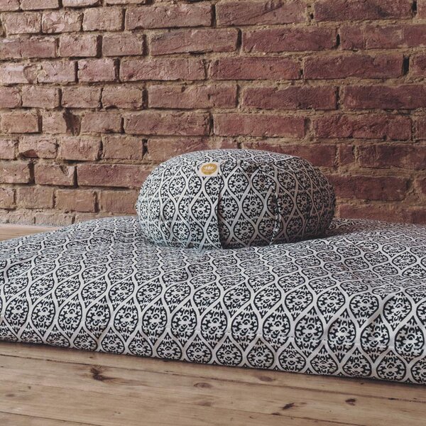 Lotuscrafts Zafu Coussin De Méditation Zen 100% Coton Bio GOTS