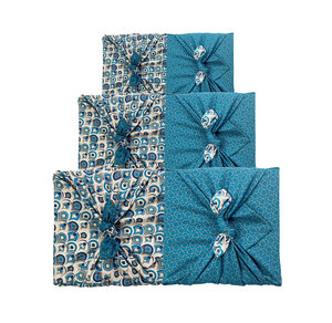 Wiederverwendbare Geschenkverpackung - FabRap Set mit drei Größen (doppelseitig) - FabRap Gift Wrap