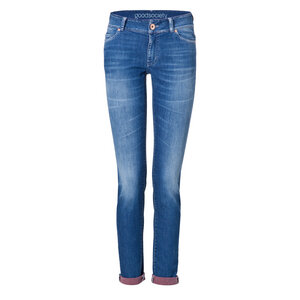Womens Slim Jeans Harrow Red Back - goodsociety