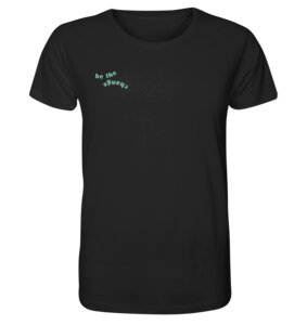 Organic T-Shirt Unisex "Be the change", 100 % Bio-Baumwolle - BVeganly