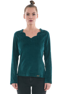 Damen Pullover 'Tatiana' aus Bio GOTS Samt - Chapati Design