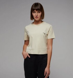 Schweres Crop Shirt - Rosamunde - aus Bio-Baumwolle  - pinqponq